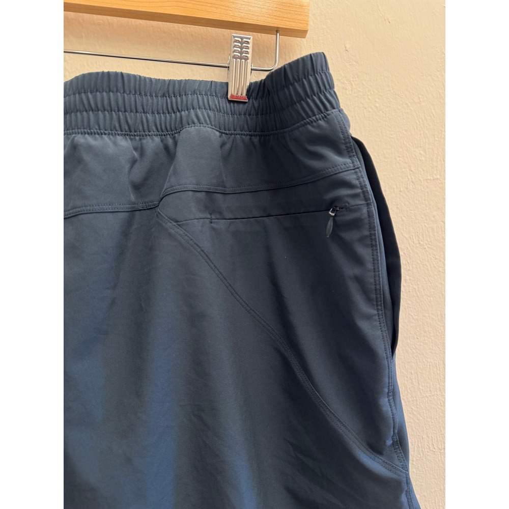 Bearbottom Men's XXL Athletic Shorts Dark Blue Stretch Training Gym with Liner - Picture 6 of 7